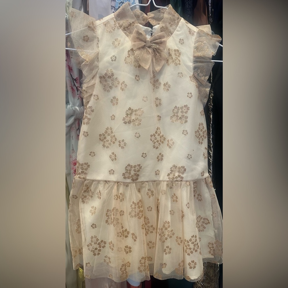 Janie and jack gold
Dress size 6